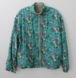 Head Unisex Vintage Reversible Jacket Green Size XL Pre-Owned